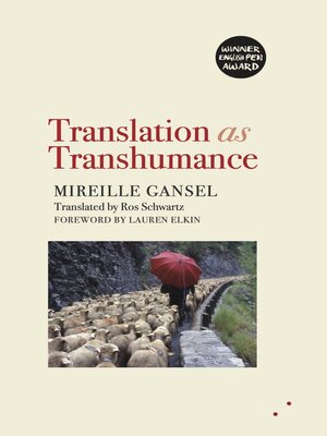 cover image of Translation as Transhumance